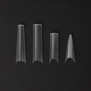 Custom Nail Tips Square ABS Clear Natural Coffin Stiletto Long Nail Tips
