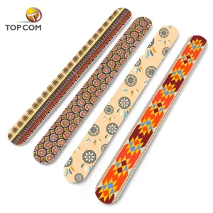 Custom Own Brand 180 Grit Manicure Nail File and Buffer Professional