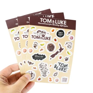 Custom Printed Premium Quality Die Cut Sticker Custom Die Cut Stickers Matte Pack Die Cut Uv Waterproof Custom Logo Sticker