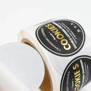 Custom Printed Round Roll Label For Perfume Candle Gift Packaging Foil Hot Stamping Design