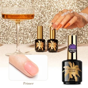 Custom Private Label 15ml Long Lasting Air Dry Acid Free Natural Nail Prep Bond Primer for UV Gel Fast Dry Bonding