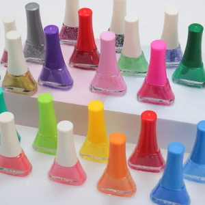 Custom Private Logo Gel Nail Polish Set Mineral Non Toxic Kids Nail Paint