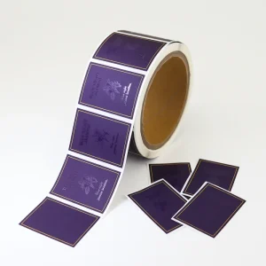 Custom Round Roll Label For Skincare Cosmetic Bottle Personal Care Packaging Gloss Matte Option