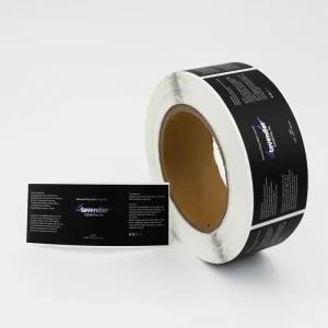 Custom Special Paper Roll Sticker Silver Foil Label For Hand Wash Bottle Personal Care Packaging Branding