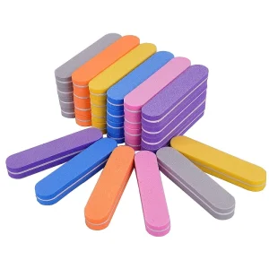 Custom Washable and Durable Nail Art Pink EVA Sponge File Buffer DIY Tools Mini Buffer Polisher for Nails Salon