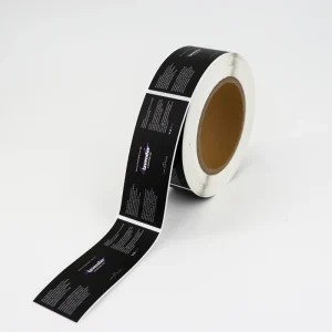Custom Waterproof Embossed Roll Label Gold Stamping Sticker For Hair Conditioner Bottle Salon Packaging Printing