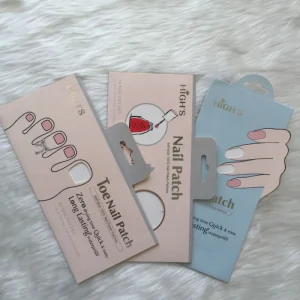 Custom logo Nail Patch Packing Envelopes with Window Paper Envelope Packaging for Nail Art Sticker