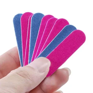 Customizable Double Sided 5cm Wood Nail File for Nature Nail Salon Use Removable Size with Personalized Grit