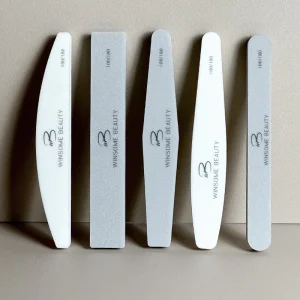 Customizable Double-Sided Rectangle Grinding Nail Buffer 100/180 Manicure Nail File