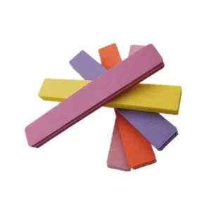 Customizable Logo Manicure Buffer 100 180 Grit Straight Halfmoon Square Nail File Rectangle Block Dual Made EVA Sponge Nail Care