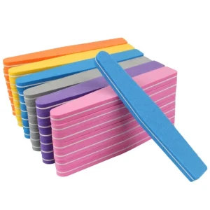 Customizable Zebra Disposable Nail Buffer Double Side Nail File for Salon Use and Nail Polishing