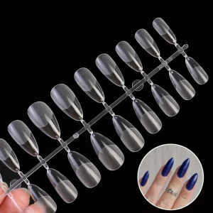 Customize Logo Full Tips Nail Matte 240Pcs Nail Tips