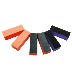 Customized 2 3 4 Ways 80 100 180 Nail File Buffer Sponge Sanding Block Mini Buffer