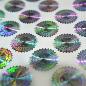 Customized 3D Holographic Labels with Serial Numbers Anti-counterfeiting Product Packaging Labels QR Code Holographic Stickers
