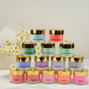 Customized Brands Nail Beauty Supply Acrylic Powder Dipping Powder