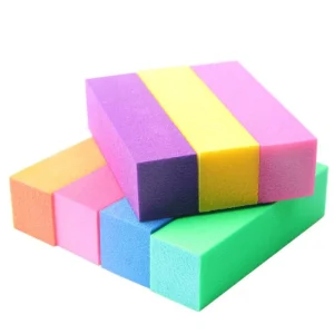 Customized Colorful Rectangular Mini Nail Buffer Block Nail Manicure Tool Buffing Filer