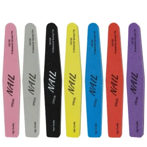 Customized Logo Nail Buffers 100 180 Grit Nail Buffer Block Sponge Buffing Nail File for Acrylic Natural Nails