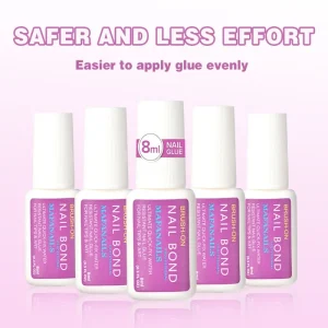 Customized Long Lasting Nail Glue for Press On Gel Adhesive Strong and Sensitive Friendly