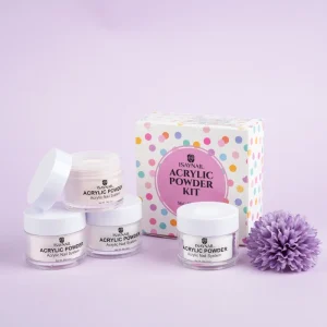 Customized Nail Beauty Supply Fast Dry Acrylic Powder No UV Long Lasting Solid Color Dip Powder Set