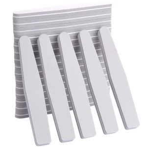 Customized Nail Buffer 100 180 Grit Professional Half Moon Sponge Nail Files With OEM