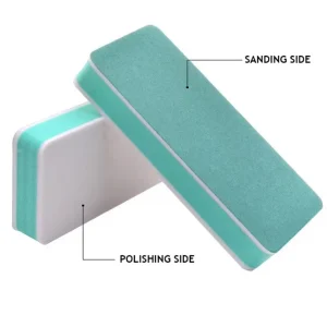 Customized Nail File Buffer Sponge Sanding Block Buffer Pink