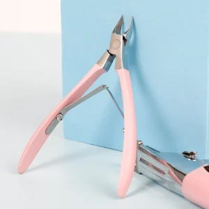 Cuticle Nail Clippers Cutter Tools Kits Mens Nail Clipper Set Manicure Scissor Stainless Steel Toenail Clippers for Thick Nail