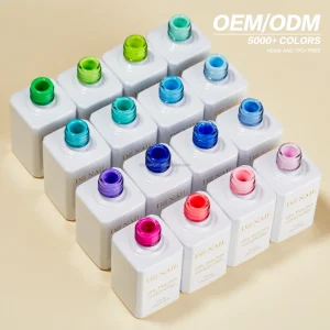 DZ HEMA & TPO Free Gel Polish 15ml Soak UV LED Nail Gel Long Lasting Designer French Style Private Label OEM ODM Salon