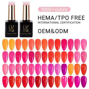 DZ Nail Gel Factory High Pigment UV LED Soak Off Gel Polish 15ml Salon Grade Nail Art Supplies