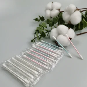 Daily Use Q tips Individual Wrapped Professional Cotton Buds For Precise Nail Polish Application & Cleanup