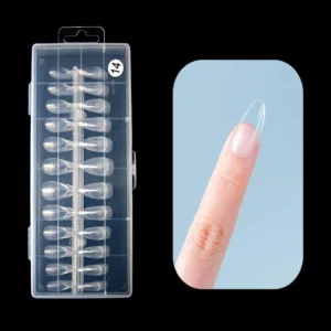 Design Nail Art Clear Finger Tips ABS No C Curve Tips