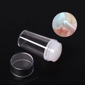 Design Nail Stamper Set Jelly Head With Scraper Nail Art Template Print Silicone Stamping Plate Tools