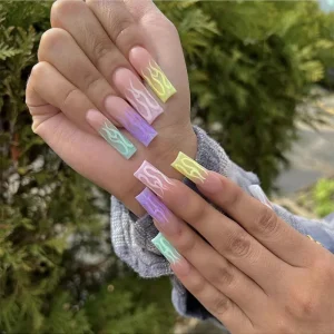 Design Your Own Press on Nails French Tip Press on Nails Dropshipping
