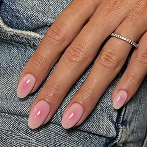 Designed Reusable False Nails Press on Nails Artificial Nails Luxury Short Custom Acrylic with Glue for Woman Finger