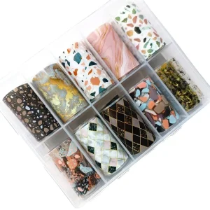 Designer Transfer Foil for Nails Marble Transfer Foil Nail Art Sticker for the Nail Art Decoration 4*100cm