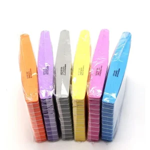 Diamond Mix Color Nail Files Sponge Diamond Nail Buffer File Washable Lime Unghie 100 180 Nail Polish Buffer Block Suppliers