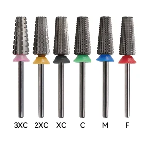 Diamond Nail Drill Bits Cuticle Clean 3/32″ Diamond Burs For Manicure Pedicure Cuticle Remover Nail Tools