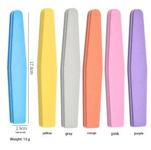 Diamond Shaped Manicure Automatic Nail Buffer Convenient Press on Nails Kits with Hot File Included