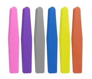 Diamond shaped Sponge Nail Files Double sided High Elastic Nail File Washable Lime 100 180 Rhomboid Manicure Tool