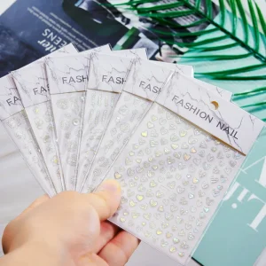 Different Styles 3D Sticker for Nails Decals Nail Decorations