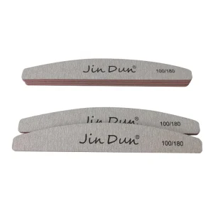 Disposable 80 100 120 220 Grit Sandpaper Sponge Nail Buffer Double Side Mini Zebra EVA Professional Durable Nail File Nail