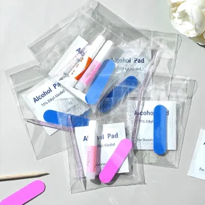 Disposable Manicure Kit Nail Files Set Stamping Polish Manicure Art Press on Nail Tool