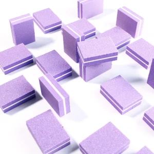 Disposable Mini Sponge Nail Buffer File Double Side 100/180 Grit Nail Buffer Block
