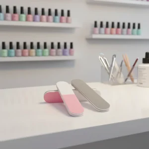 Disposable Nail Buffer Files 3 Way Double-Sided EVA 180/100 Grit Custom Logo Polishing Supplies