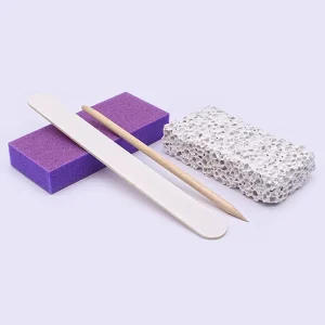 Disposable Nail Care Buffer File Pusher Manicure Pedicure Kit Set Disposable
