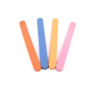 Disposable Sponge Emery Nail File 180 240 Grit Double Sided Nail Buffer for Manicure