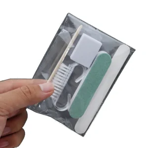 Disposable Stainless Steel Nail Buffers and Files Dead Skin Fork Knife Kit 6 in 1 Portable Personal Care