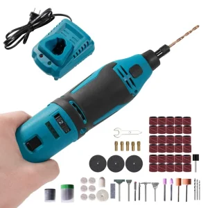 Diy Craft Tool 12V Electric Drill Set Cutting Sanding Grinding Polishing Drilling Cordless Rotary Tool Kit