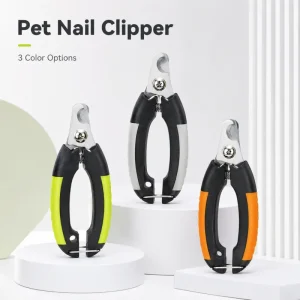 Dog Nail Clippers & Trimmers Stainless Steel Anti Slip Grip Round Match Design Small Large Sizes Factory Direct Sales