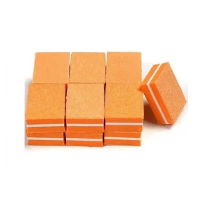 Double Emery Sponge Nail File Mini Beauty Tool with 80 240 Grit for Polishing