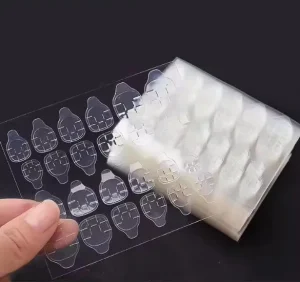 Double Side Adhesive Tape Glue Sticker False Nail Glue for Fake Nails Tips Clear Jelly Gel Pad Press on Nails Manicure